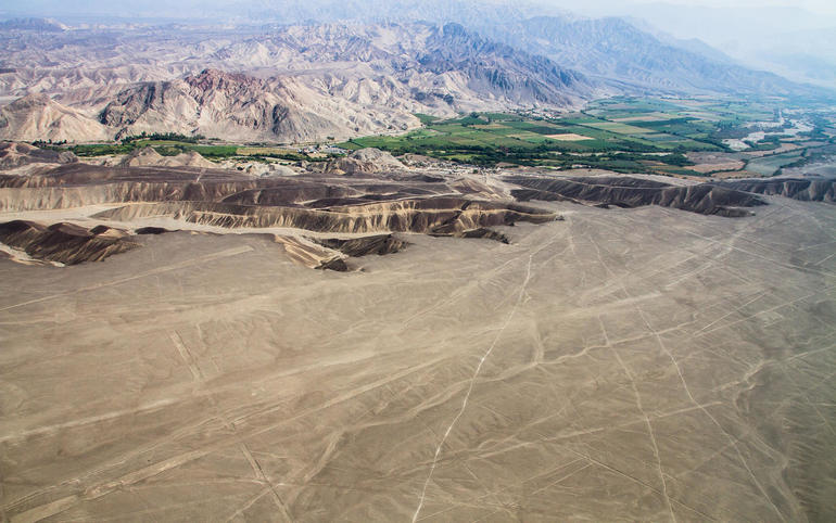 Nazca Lines, Aerial View, Peru