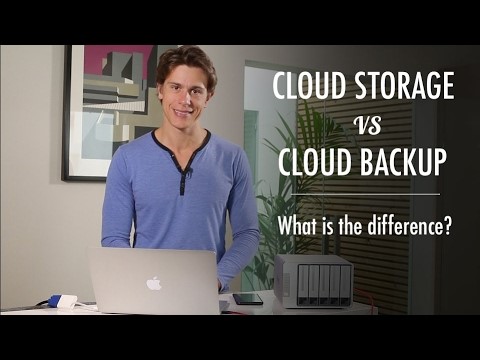 what is difference between cloud storage and cloud backup