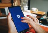Dropbox app being accessed