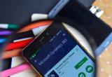The Dynamics 365 app used on a smartphone