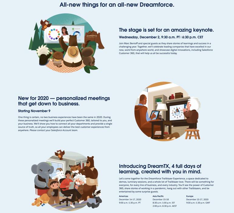 Salesforce Dreamforce to You 2020