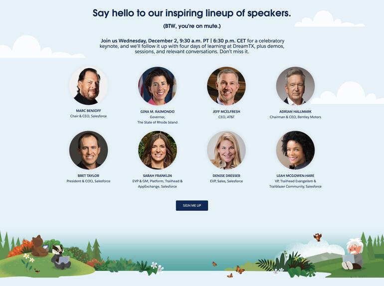 Salesforce Dreamforce to You 2020