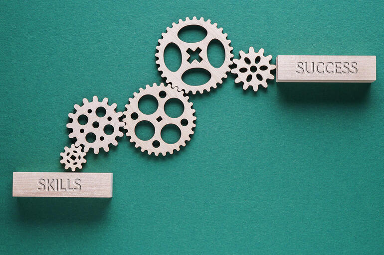 Job skills concept