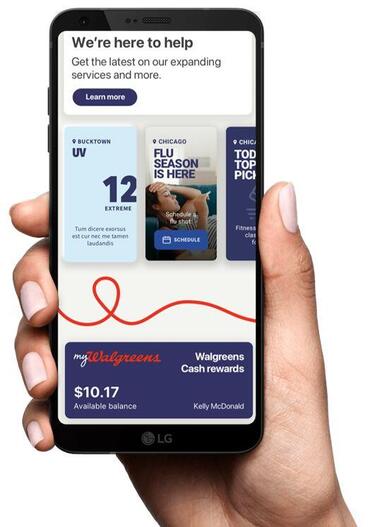 myWalgreens app personalized health alerts