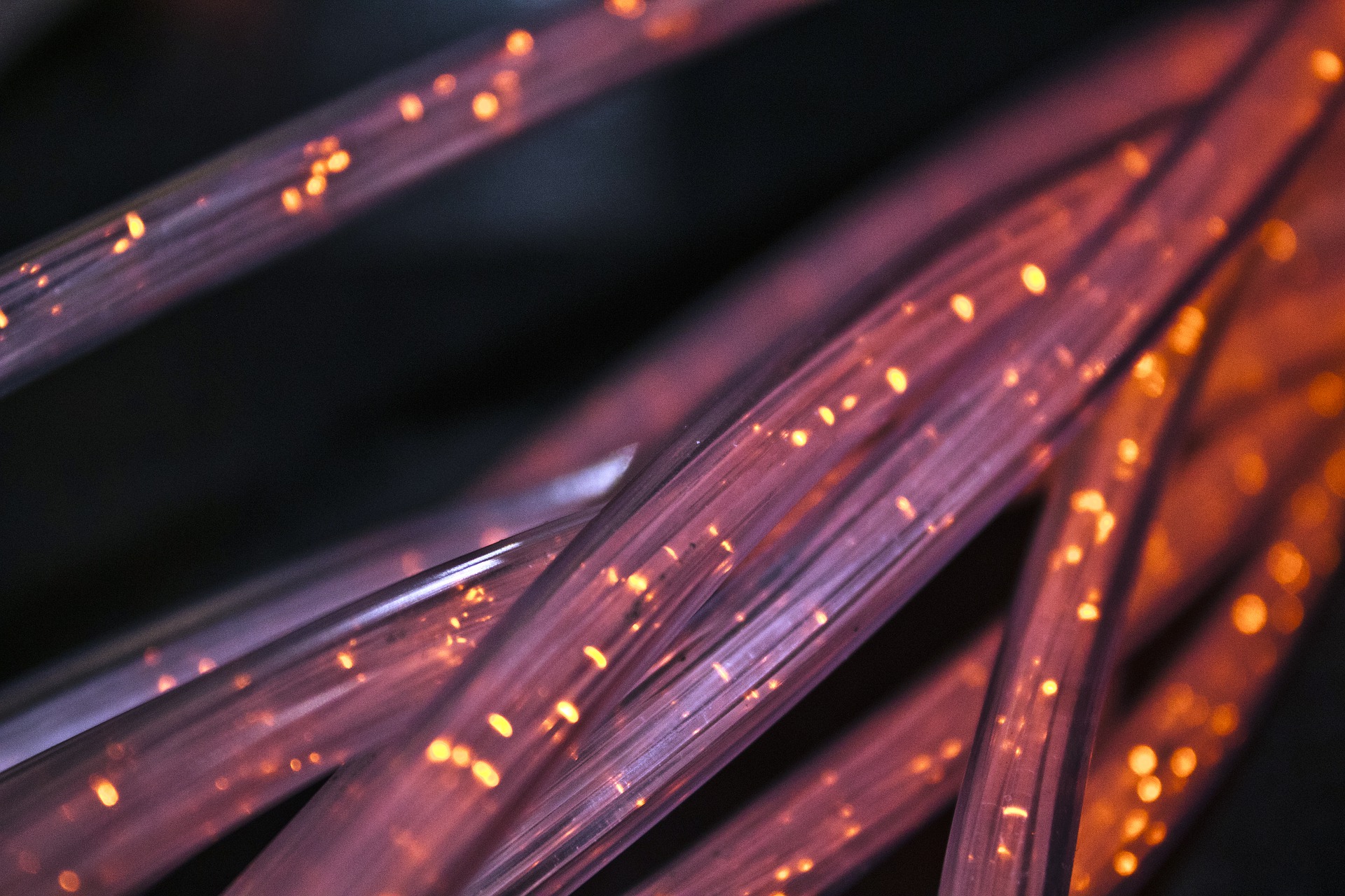 Glowing wires.