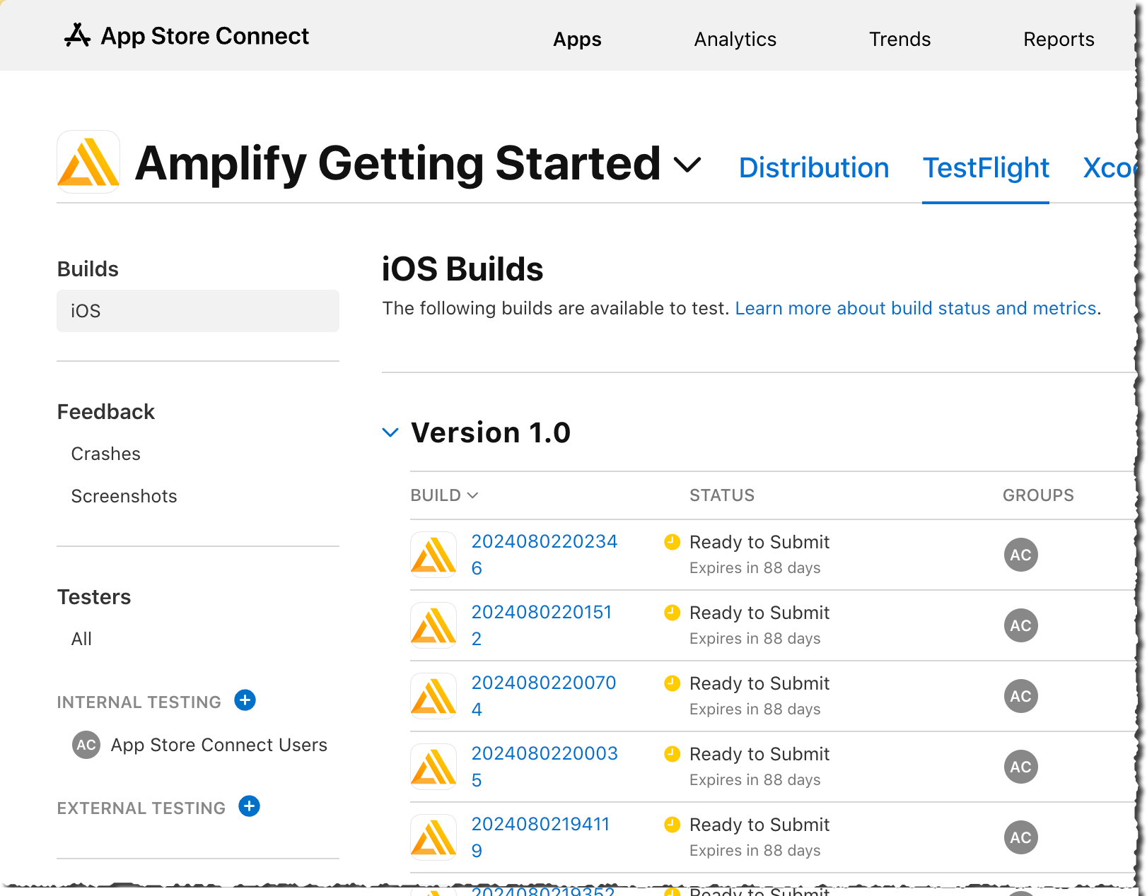 App Store Connect