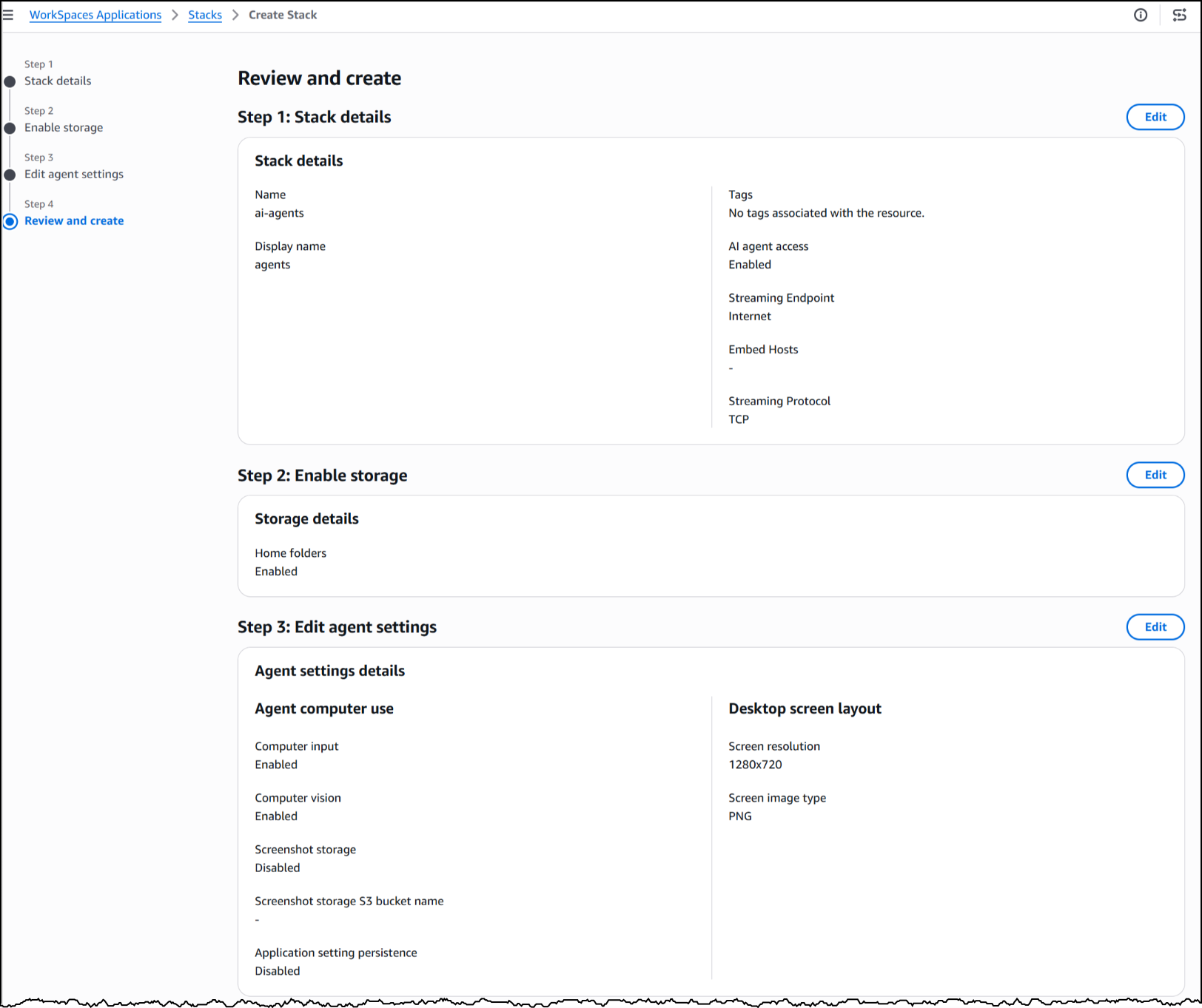 Workspaces Screenshot